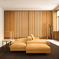 Modular sofa LORENTZcontemporaryfabricleather