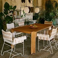 Contemporary dining chair TROPIQUEindooroutdoorfabric