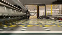 Label cutting line CSrotary bladeoscillating bladefor aluminum