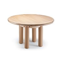 Contemporary dining table KAIwalnutlacquered woodmarble