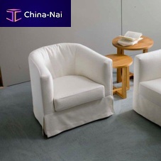 Traditional armchair BADOSfabricwith removable cover