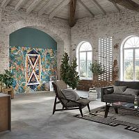 Indoor tile BASE AZZURROliving roomkitchenfor office