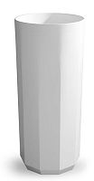 Totem washbasin Bloom -LotusSolid Surfacematte finishwithout hole