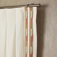 Metal curtain rod CAPI wall-mountedwindow