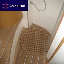 Teak grating per doccefor shower