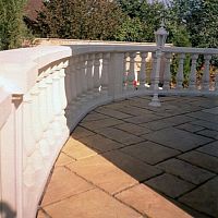 Concrete balustrade BTR770B outdoorfor balconiesfor patio
