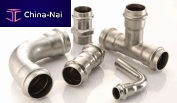 Hydraulic fitting crimpT typeelbow