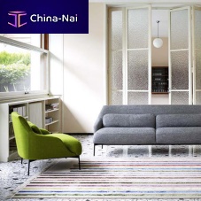 Contemporary armchair LIMAfabricgreen