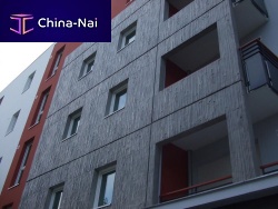 Panel curtain wall reinforced concrete