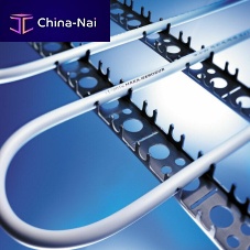 Metal fastening system for railingfor flooring