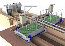 Wastewater treatment degreasing unit GGRB