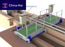 Wastewater treatment degreasing unit GGRB