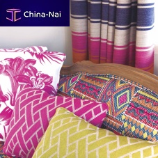 Upholstery fabric AFRICAN QUEENfor curtaingeometric patternnature pattern