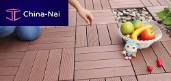 Wood-plastic composite flooring TRADITIONALfor outdoor useresidentialroll