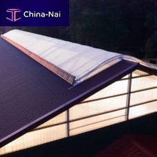Ventilated ridge cap Lubratec® Light Ridgetranslucent