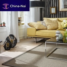 Woven carpet PEBBLESstructuredwoolsisal