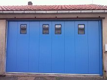 Sliding sectional garage door slidinggalvanised steelpolyurethane foam