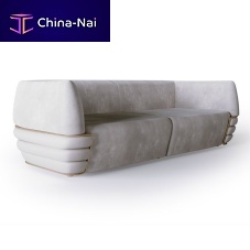 Contemporary sofa ART. SPLENDOR 3Pfabricleathergray