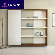 Shelf on casters ADALAroom dividercontemporaryoak