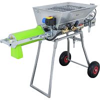 Electric concrete mixer MAI®2MIX-MERKUR seriesmobilehorizontalcontinuous