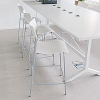 Contemporary bar chair CAMPUSindoorbeechoak