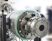 Pipe extrusion head