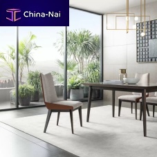 Contemporary dining chair L12indoorfabricwood veneer