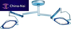 Ceiling-mounted surgical light SAPPHIRELED2-arm96