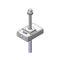 Leveling wedge with screw on bolt GN35+TS15 M16x320precision