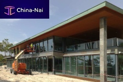 Structural glass panel DURIPANELtransparentfor facade