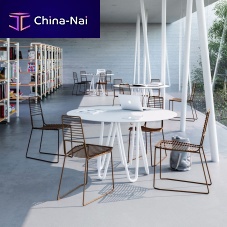 Contemporary chair Alienooutdoorpainted metalpainted metal base
