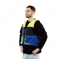 Professional jacket HXY-E1polyestersleevelessyellow