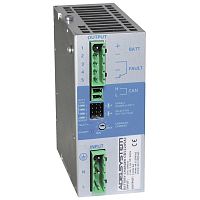 DIN rail-mounted battery charger CB12245AJ Canbus J1939Li-ionLiFePO4lead-acid