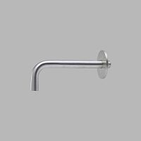 Stainless steel washbasin spout QAL3280 seriespolished stainless steelsatin stainless steelwall-mounted