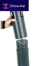 Pedestal ashtray AT-0292-DGRYstainless steelfor outdoor usefor public space