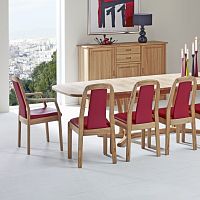 Scandinavian design dining chair 1589AKindoorfabricleather
