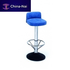 Contemporary bar chair 101indoorfabricchrome steel base