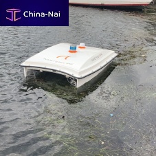 Waste collection marine drone WasteSharkautonomouscatamaran