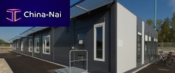 Prefab building PROGRESS 2 FEU : WAGRAM TERMINAL modulargalvanized steelsteel framing