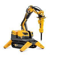 Remote-controlled demolition robot BROKK 70compactfor the nuclear industry