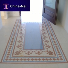 Indoor encaustic cement tile LISBONAfloormarble dustVictorian pattern