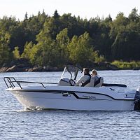 Outboard center console boat S5aluminum6-person max.sundeck