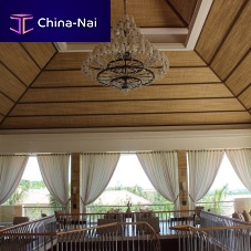 Synthetic fiber ceiling VIROSURFACEpanelfor living roomsfor entryways