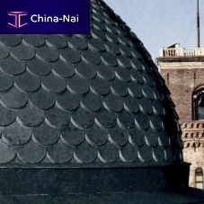 Plain roof tile ITALIANflatslateblack