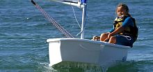 Instructional sailing dinghy OPTILENEsingle-handedchildren'sOptimist