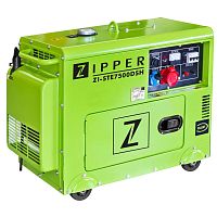 Gasoline engine generator set ZI-STE7500DSHsingle-phaseon castersdirect fuel injection