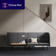 Contemporary sofa TUNEfabricgraybrown
