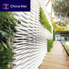 Interior wall-covering SYNUSexteriorconcretetextured