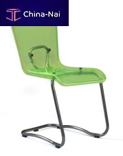 Contemporary chair KIASMAindoorfabricpolycarbonate