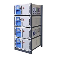 1000 V battery system CUBElithiumiron phosphatewith integrated battery management system